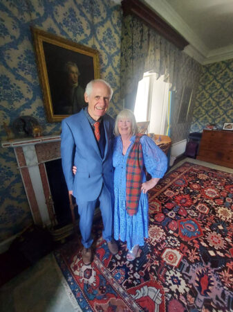 Craigston Castle reviewers Sandy and Brian, July 2023