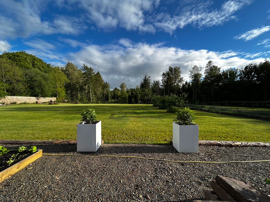 Event space for hire walled garden craigston castle banff scotland