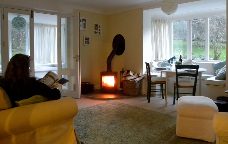 North Lodge log burner